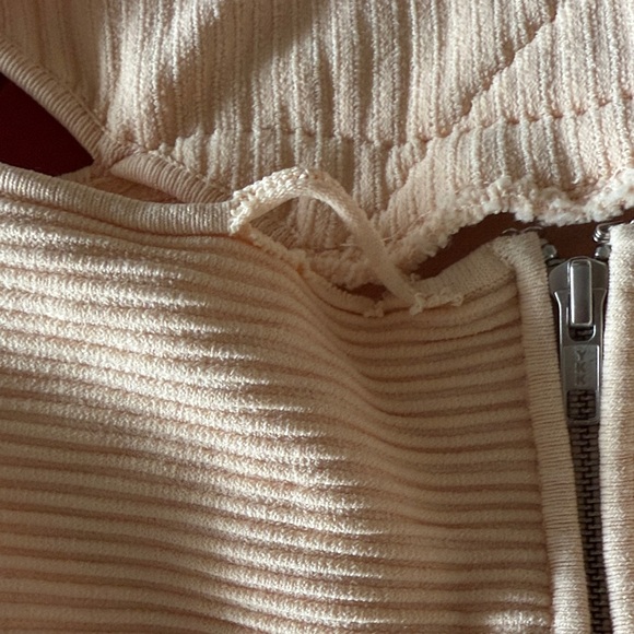 Ronny Kobo Collection Beige Ribbed Top - Picture 5 of 6